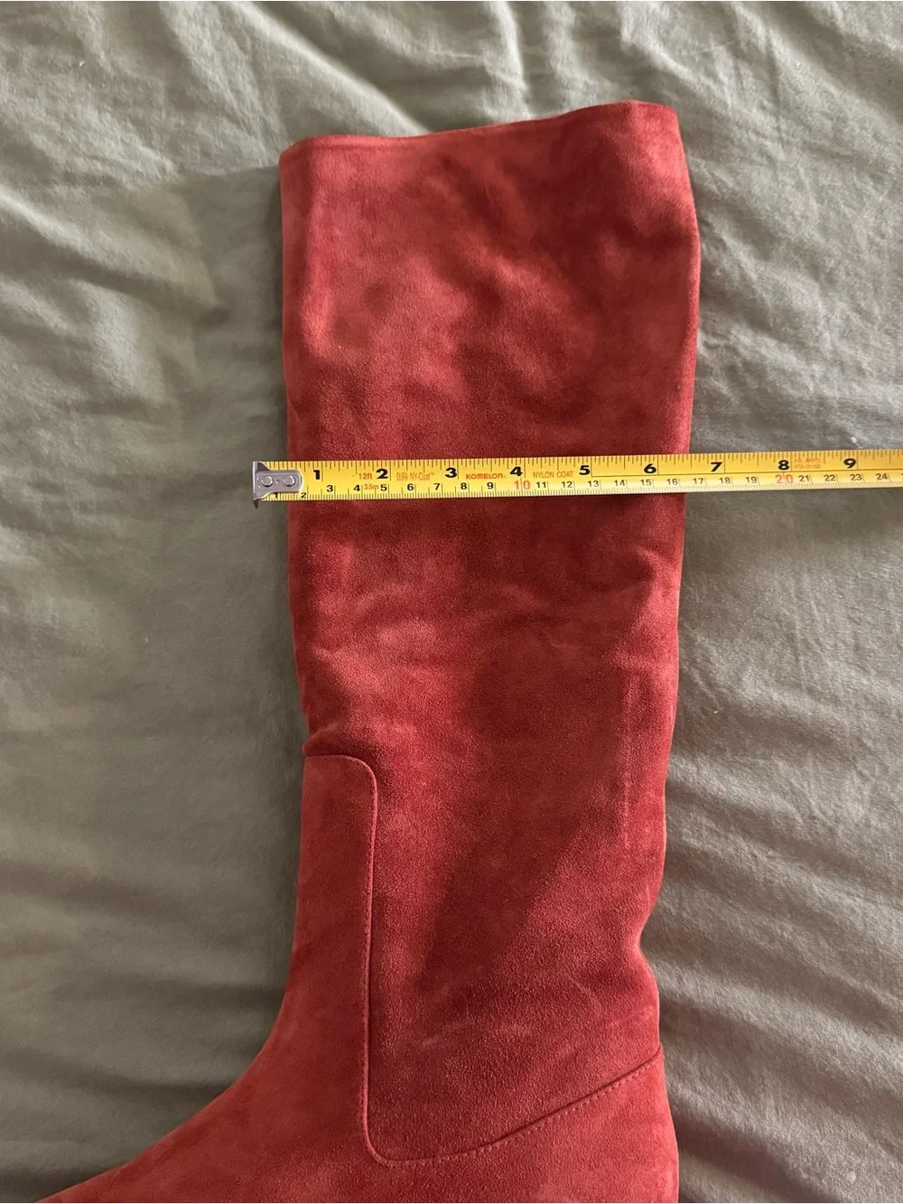 New Staud Wally Flat Boot Western 100% Suede Knee High Boots Size EU 37 US 7